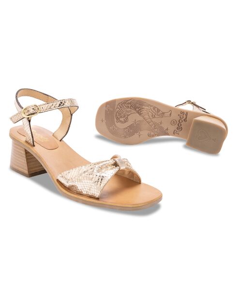 Sandalias de piel Kate Gold