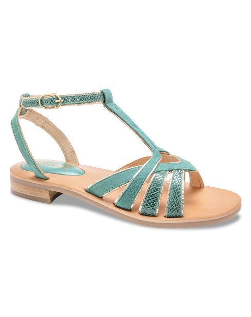 Sandalias de piel Emerald Patty