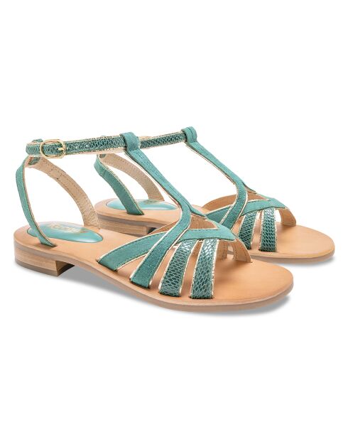 Sandalias de piel Emerald Patty
