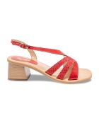 Sandalias Kim Red de piel