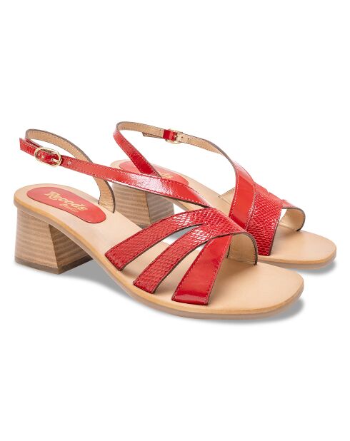 Sandalias Kim Red de piel