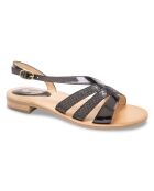 Sandales en Cuir Joan noires
