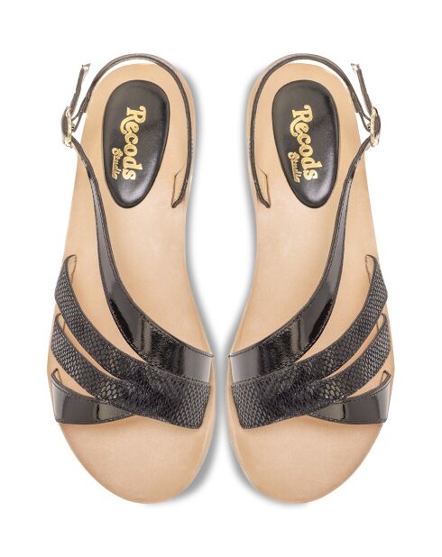 Sandales en Cuir Joan noires