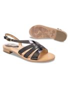 Sandales en Cuir Joan noires