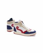 Debbie Turnschuhe aus Leder in Rotblau