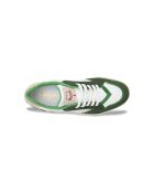 Baskets en Cuir Cyndi blanc vert