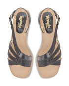 Sandalias Kim de piel negras