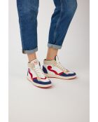 Debbie Turnschuhe aus Leder in Rotblau