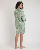 Een groene zomerkimono