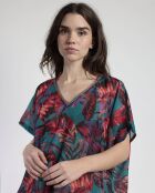 Vestido caftán corto Ocean