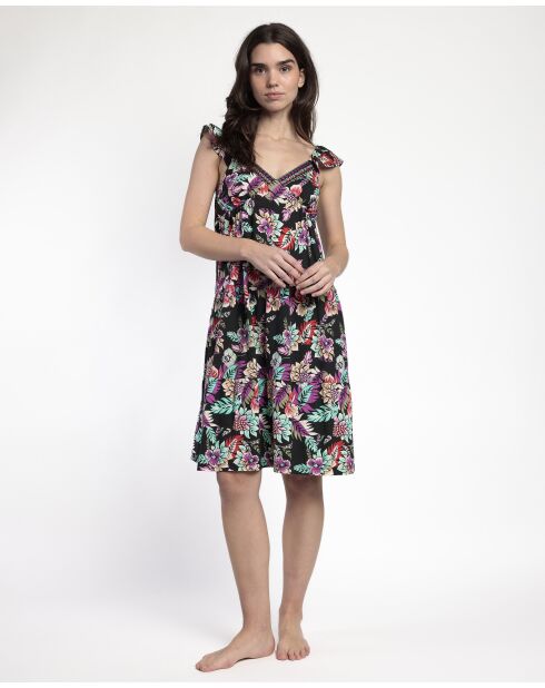 Kalissa B mehrfarbiges langes Kleid