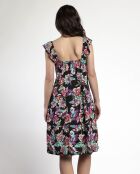 Kalissa B mehrfarbiges langes Kleid