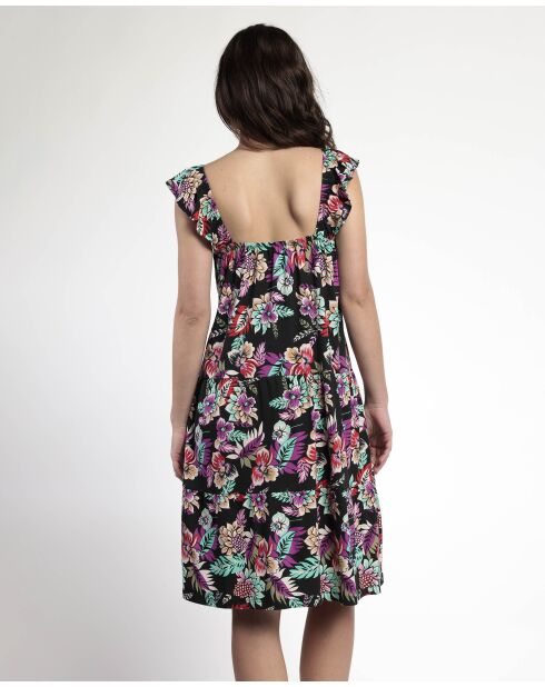 Kalissa B mehrfarbiges langes Kleid