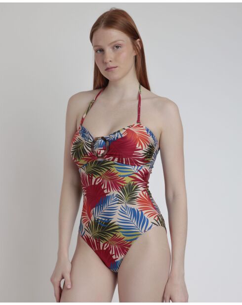 Maillot de bain bandeau multicolore