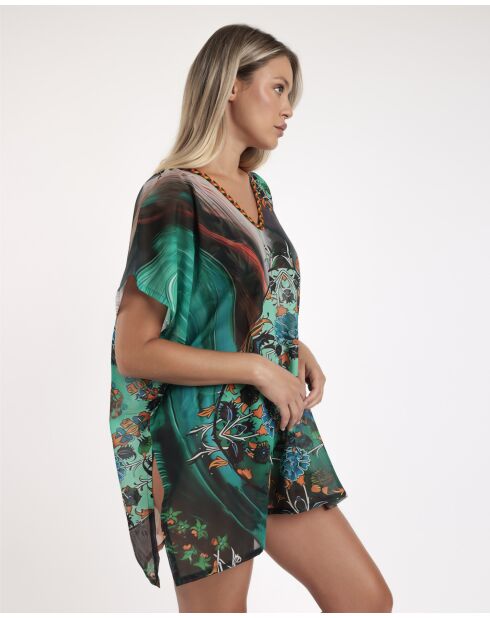 Turkooizen Turkse kaftanjurk