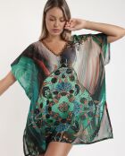 Turkooizen Turkse kaftanjurk