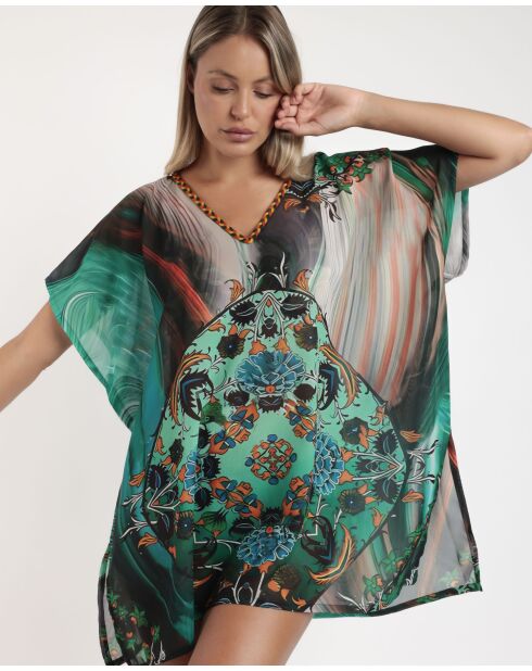 Turkooizen Turkse kaftanjurk