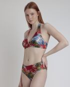 Halter Desert Palm A mehrfarbiger 2-teiliger Badeanzug