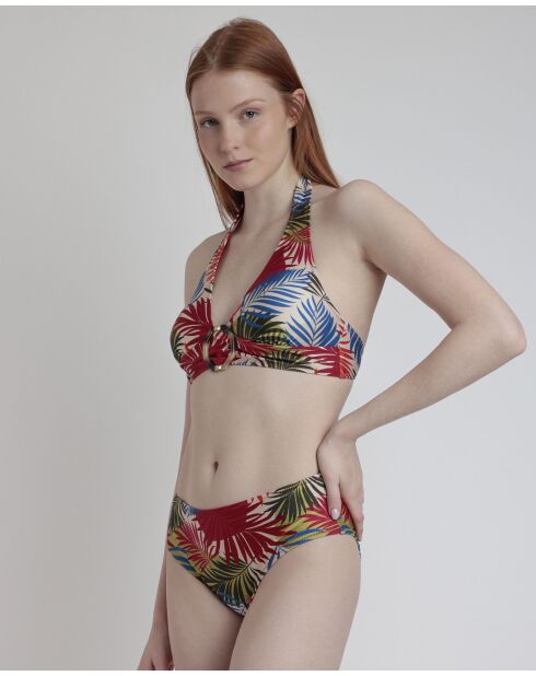 Halter Desert Palm A mehrfarbiger 2-teiliger Badeanzug
