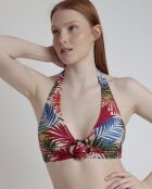 Halter Desert Palm A mehrfarbiger 2-teiliger Badeanzug