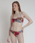 Desert Palm B Mehrfarbiger Bandeau-Badeanzug, 2-teilig