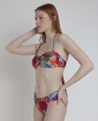 Desert Palm B Mehrfarbiger Bandeau-Badeanzug, 2-teilig