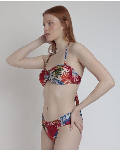 Costume da bagno 2 pezzi a fascia multicolore Desert Palm B