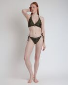 Vanguard Leaves khakifarbener 2-teiliger Badeanzug