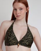 Vanguard Leaves khakifarbener 2-teiliger Badeanzug