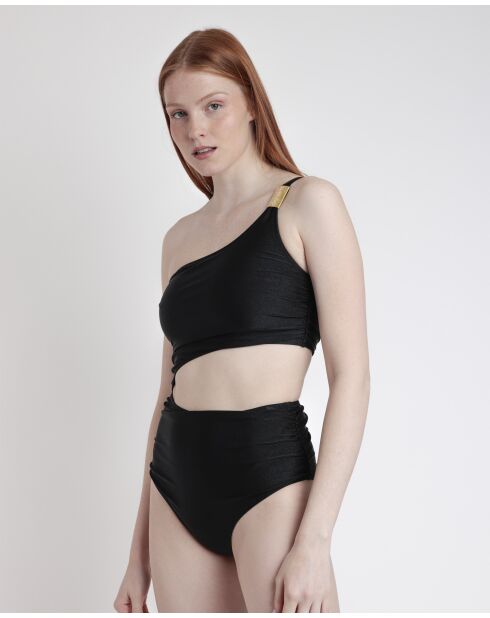Maillot de bain asymétrique noir