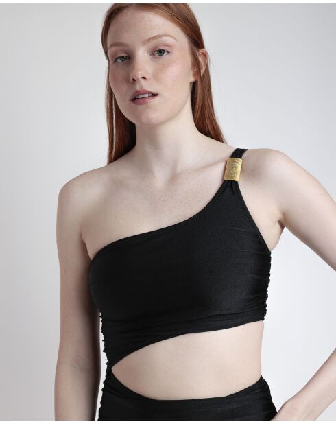 Maillot de bain asymétrique noir