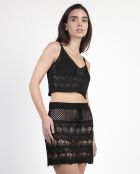 Zwarte set met volledige look