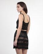 Zwarte set met volledige look