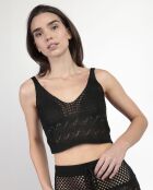 Zwarte set met volledige look