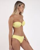 Bañador de 2 piezas con diadema amarilla