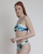 Sea Shore blauer 2-teiliger Badeanzug mit Stirnband