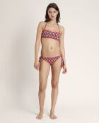 Ethnic Waves mehrfarbiger 2-teiliger Badeanzug mit Stirnband