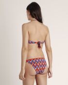 Ethnic Waves mehrfarbiger 2-teiliger Badeanzug mit Stirnband