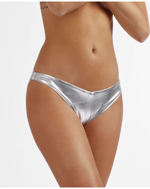 Pantalones de baño plateados Kim