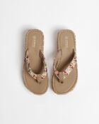 Chanclas con cuña multicolor