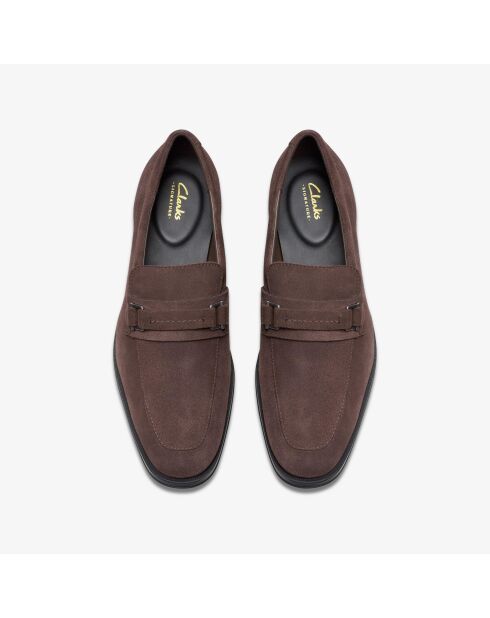 Paulton Lo donkerbruine suède schoenen