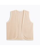 Gilet sans manche en coton Emma dune