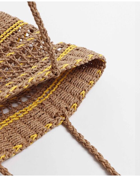 Borsa gialla Yellow touch - 39x11x24 cm