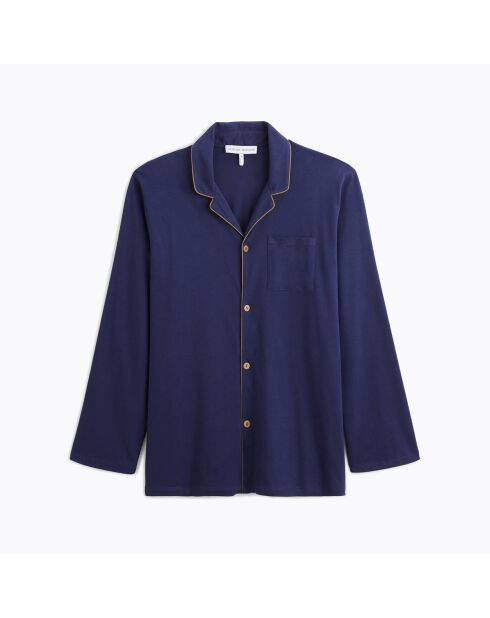 Pyjama long en coton Romeo nuit