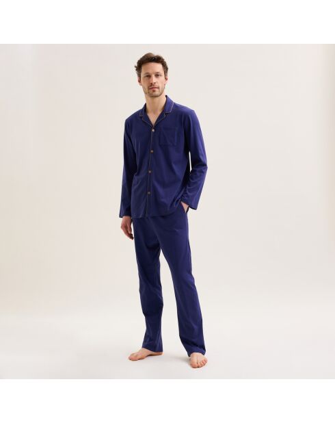 Pyjama long en coton Romeo nuit