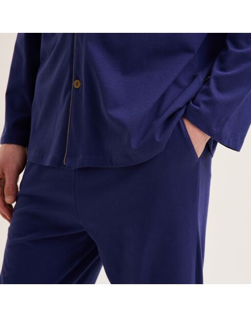 Pyjama long en coton Romeo nuit
