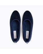Marine Ballerine Pantoffeln