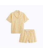 Pyjama en coton Essentiv paille