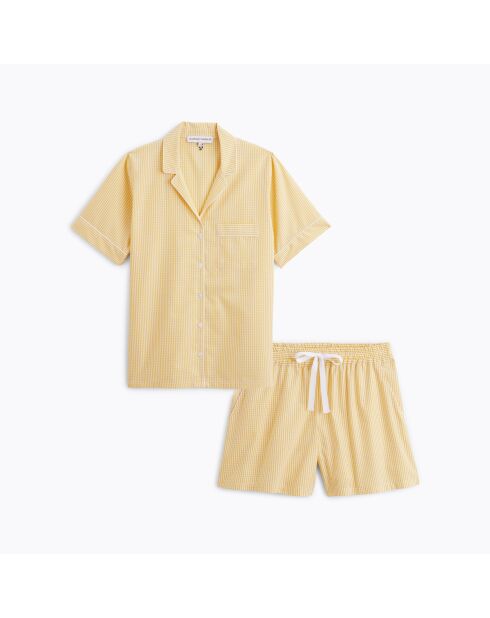 Pyjama en coton Essentiv paille