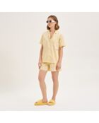 Pyjama en coton Essentiv paille